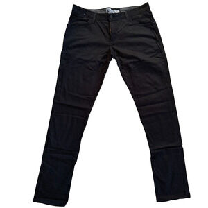 Social Collision Pinstripe Pants 32 Slim Stretch Black Goth Y2K Emo Punk